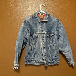 Levi’s made in USA trucker jacket size small, vintage, rare flannel